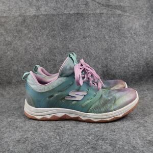 Skechers Shoes Kids Girls 5 Athletic Trainer Running Sneaker Lace Up Casual